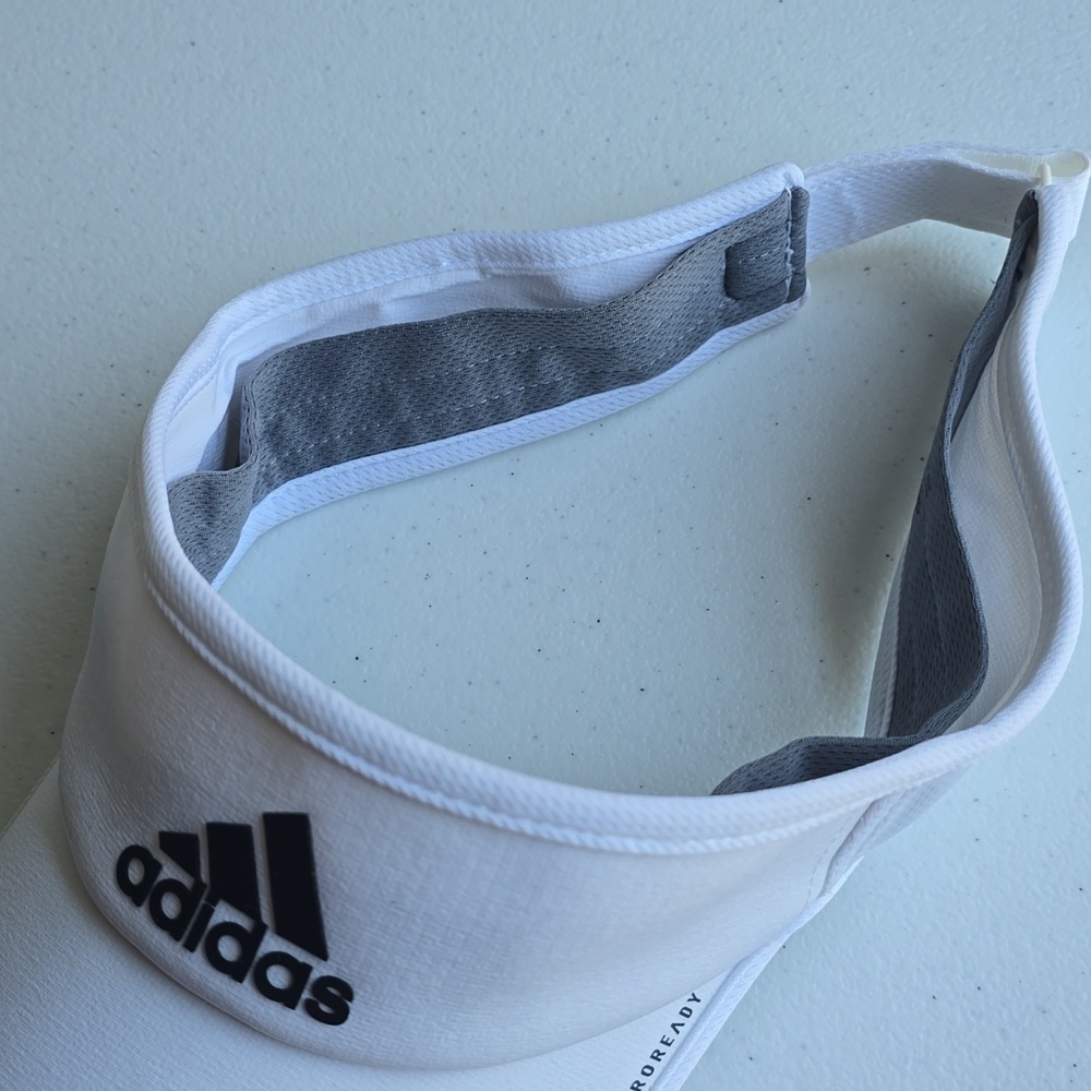 Adidas White Visor Hat - Picture 6 of 9